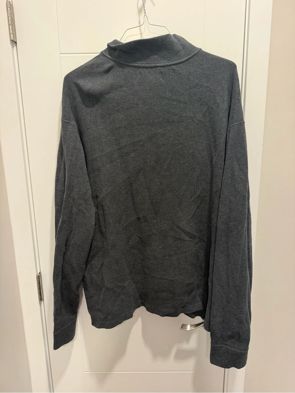 Ralph Lauren Dark Gray Quarter-Zip Pullover Sweater